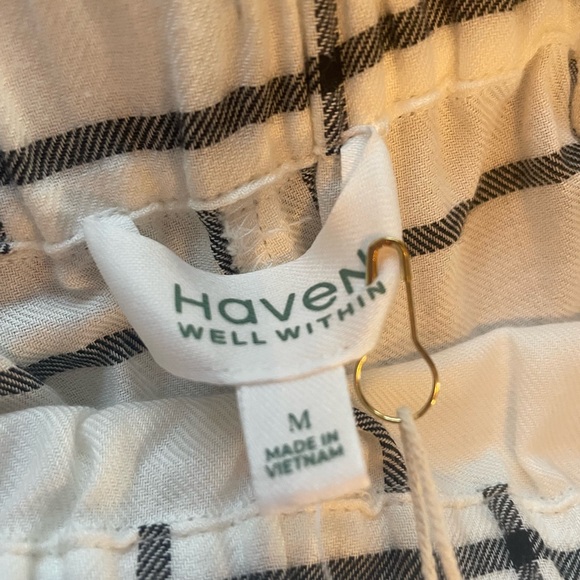 NEW w/tags Haven Well within “Ecovero”wide pajama pants sz M- final day - Picture 5 of 7